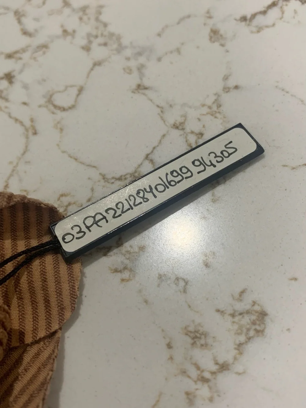 Rare CHANEL Brown Corduroy Camellia BROOCH